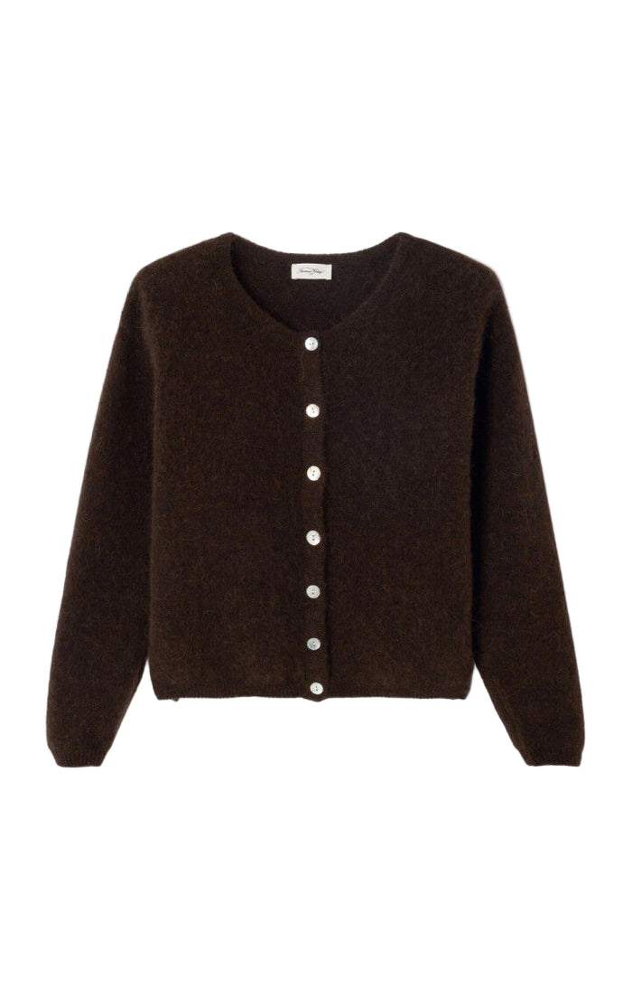 Vitow Cardigan in Coffee