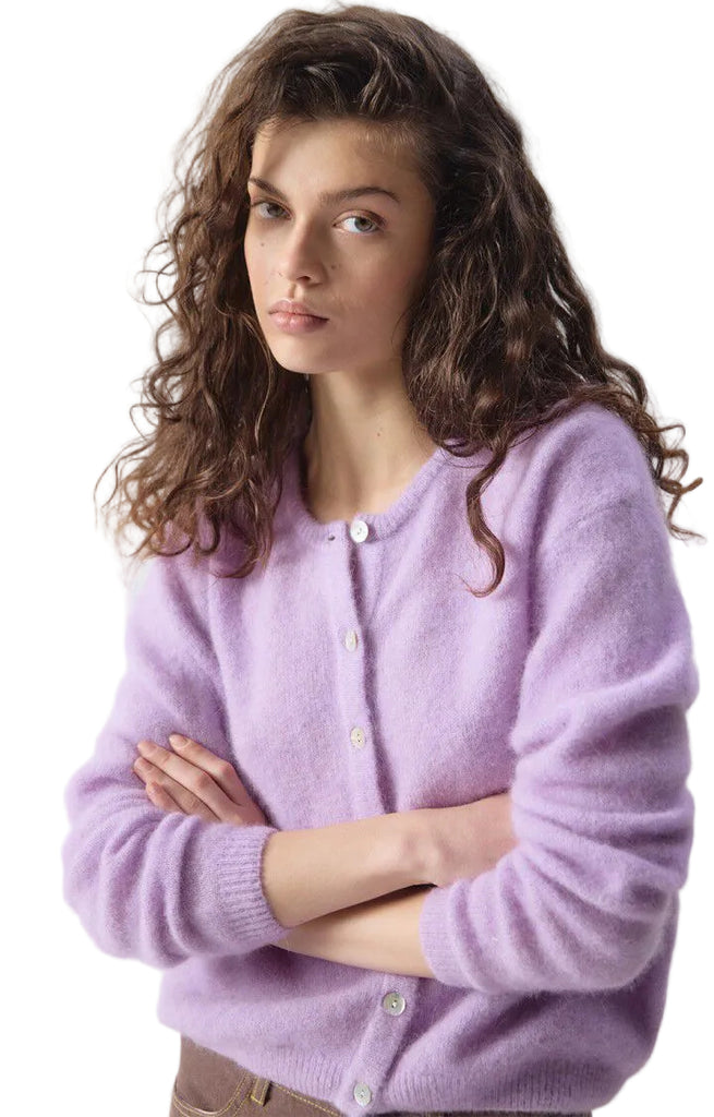 Vitow Cardigan in Lavender Melange