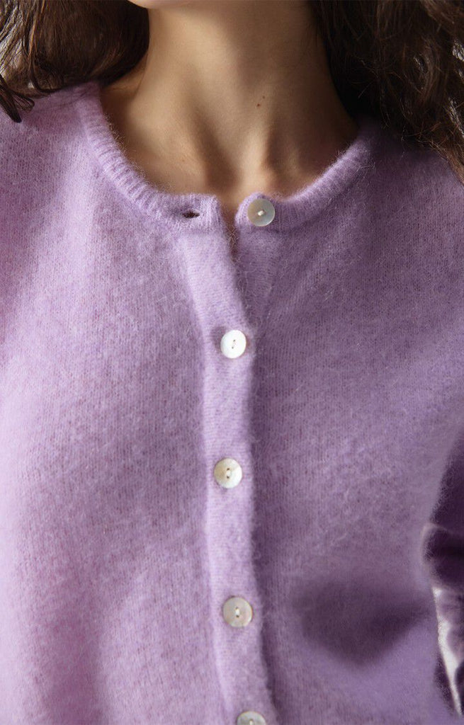 Vitow Cardigan in Lavender Melange
