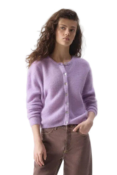 Vitow Cardigan in Lavender Melange