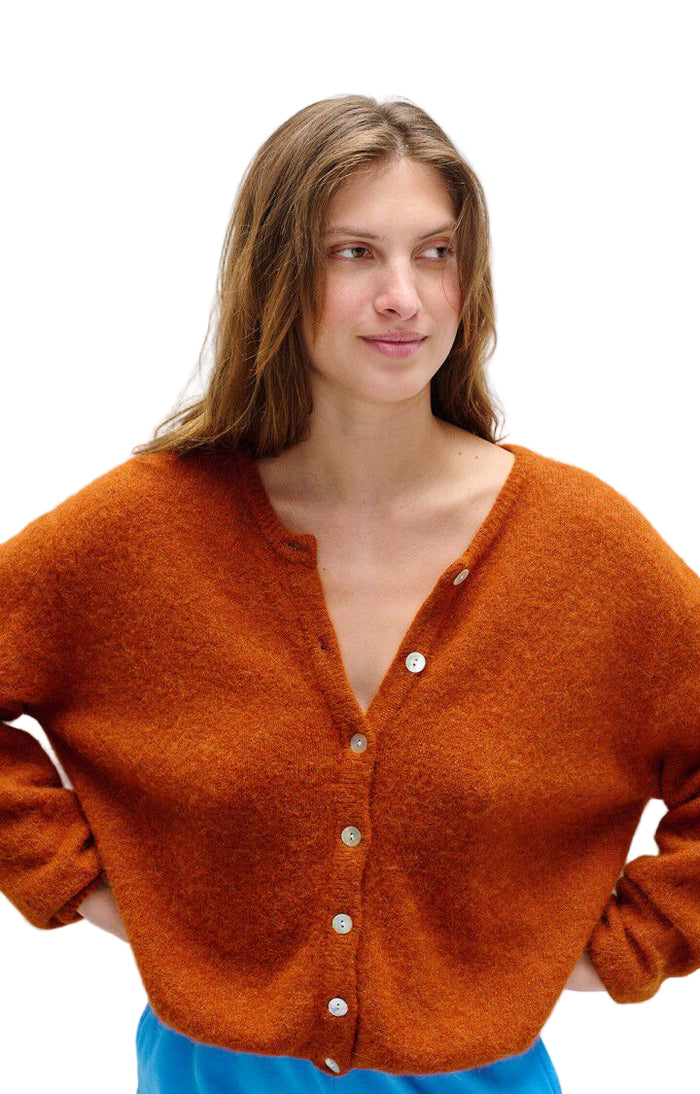 Vitow Cardigan in Copper