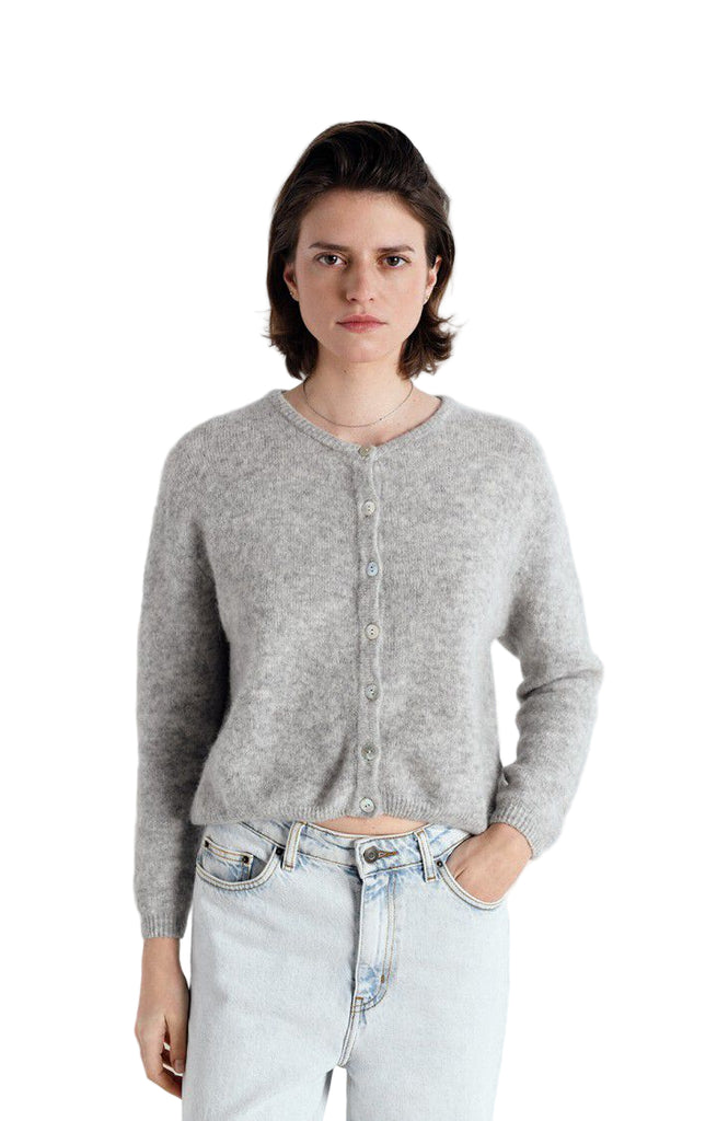 Vitow Cardigan in Light Grey