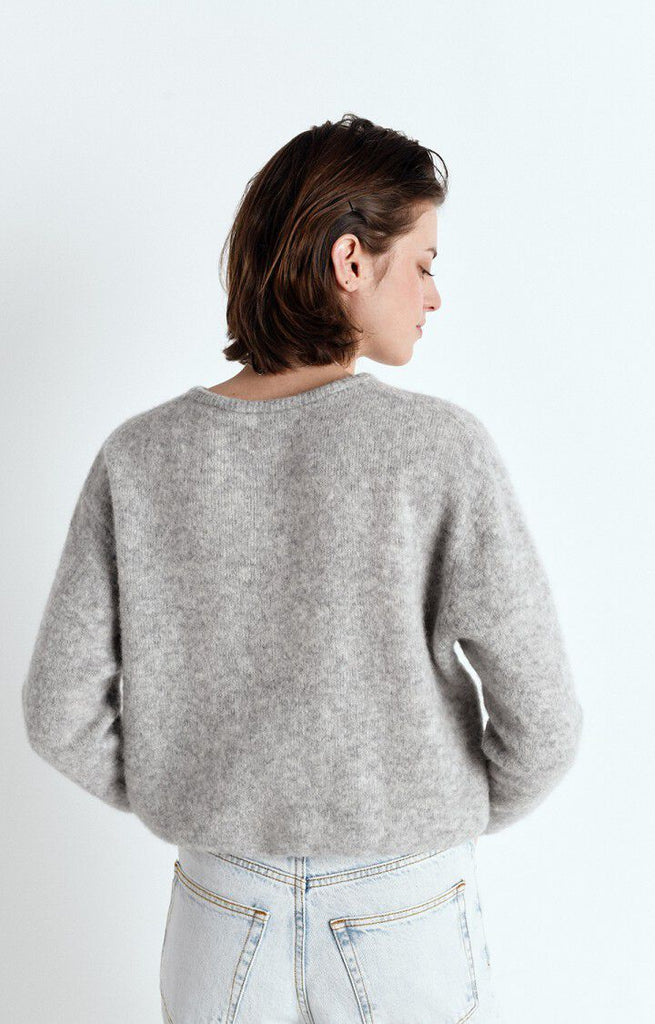 Vitow Cardigan in Light Grey