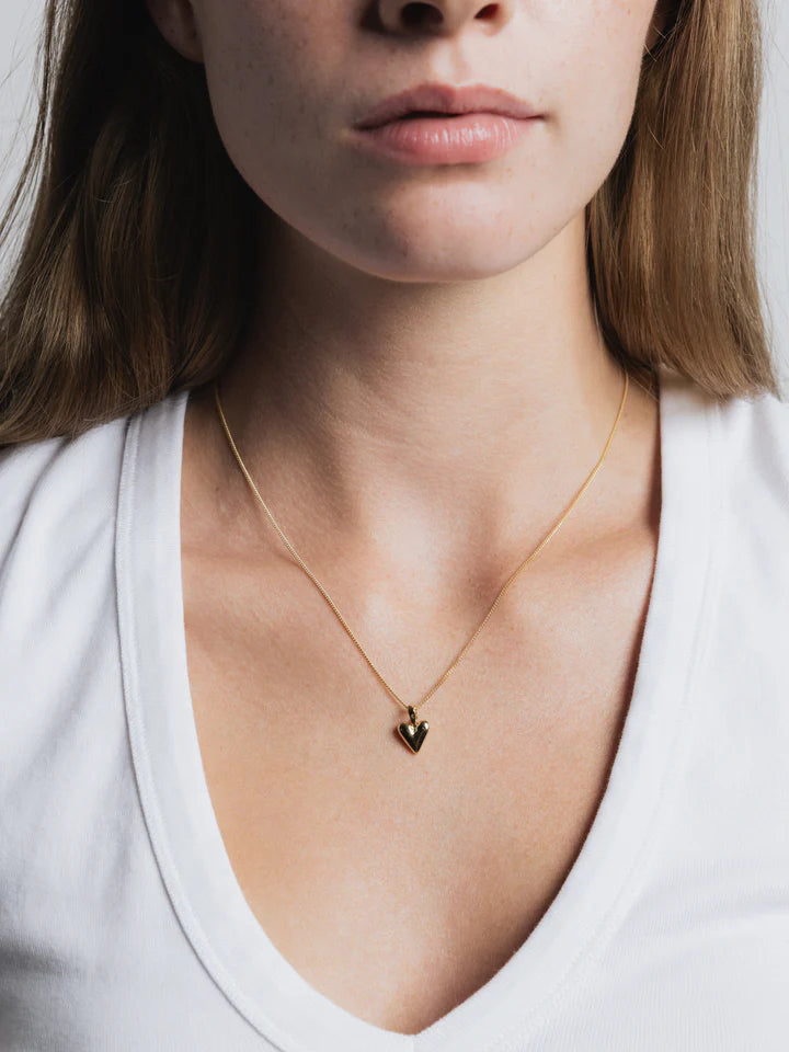 Baby Heart Charm necklace in gold