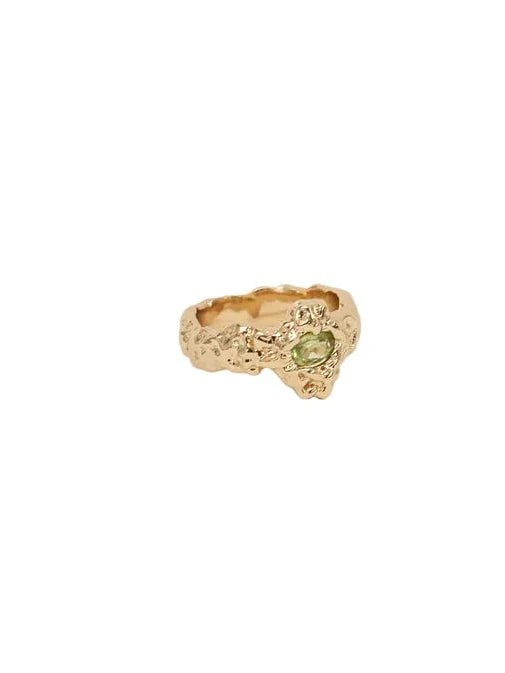 Phoebe Ring in Peridot and Gold