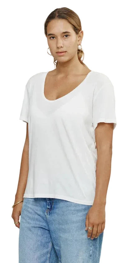 Zuma Tee in Washed White