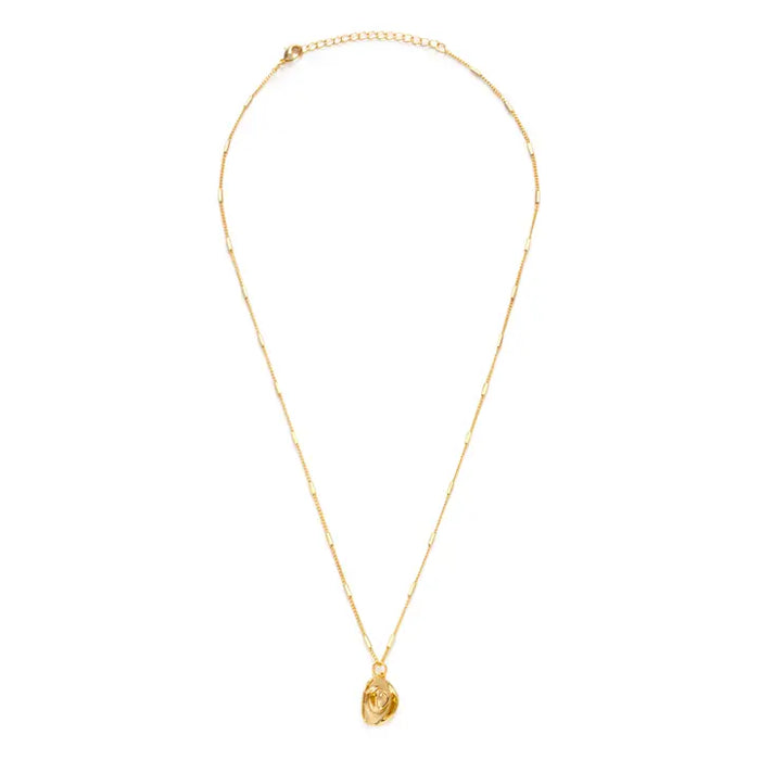 Cowboy Hat Charm Necklace