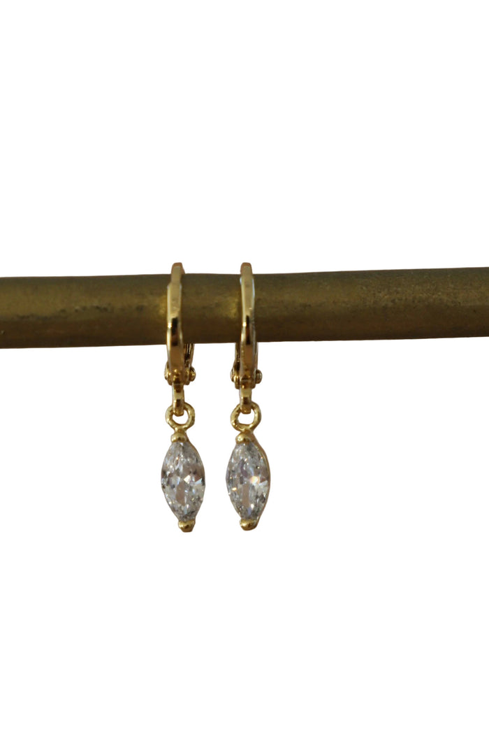 MARQUISE CZ DROP HUGGIES