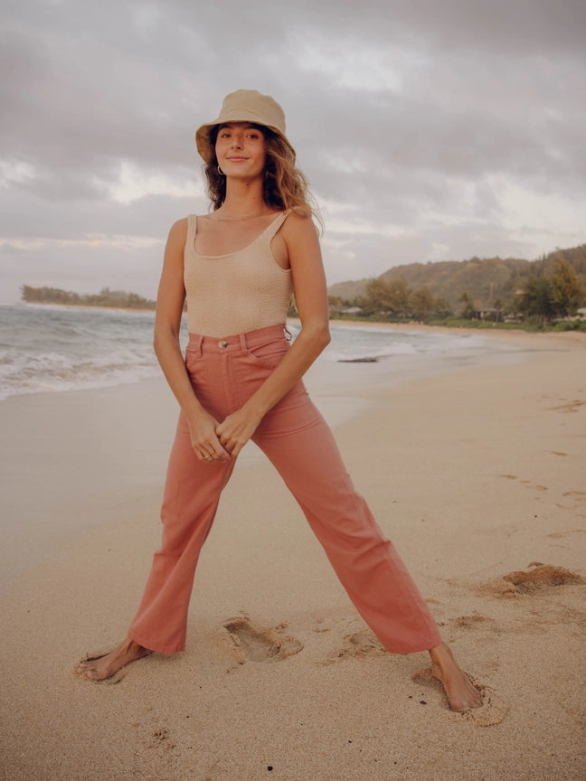 Ripple One Piece in Milkweed