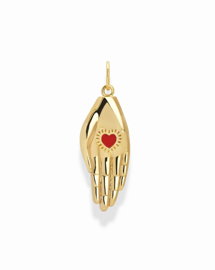 Heart in Hand Charm