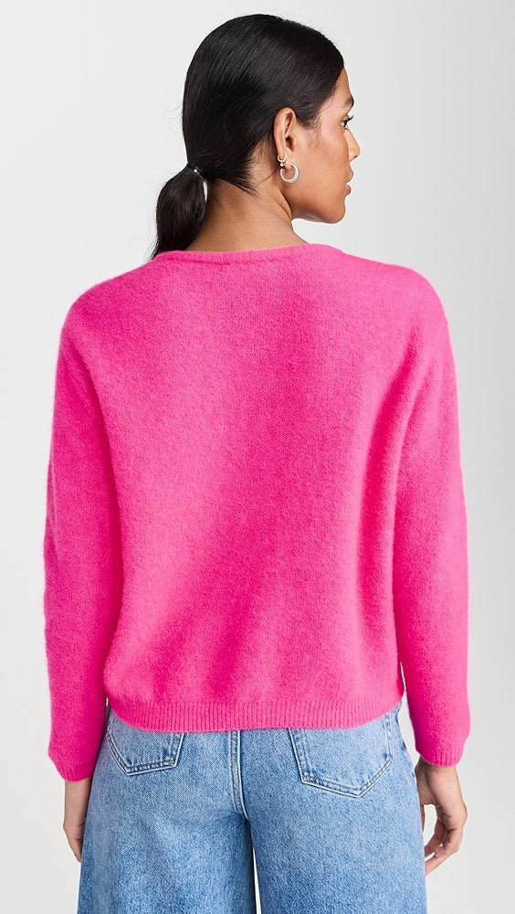 Vitow Cardigan in Hot Pink