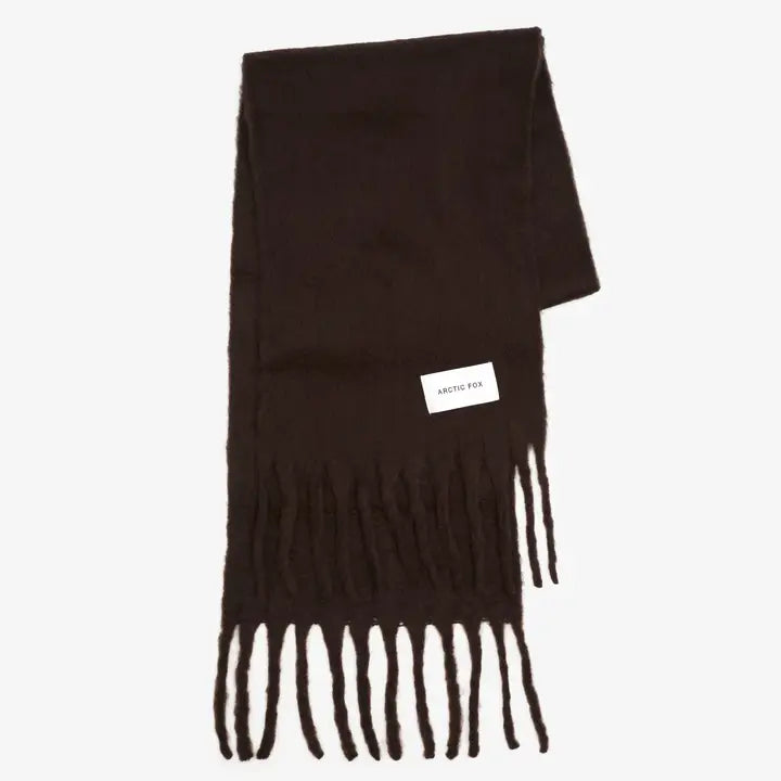 The Reykjavik Scarf in Ground Coffee