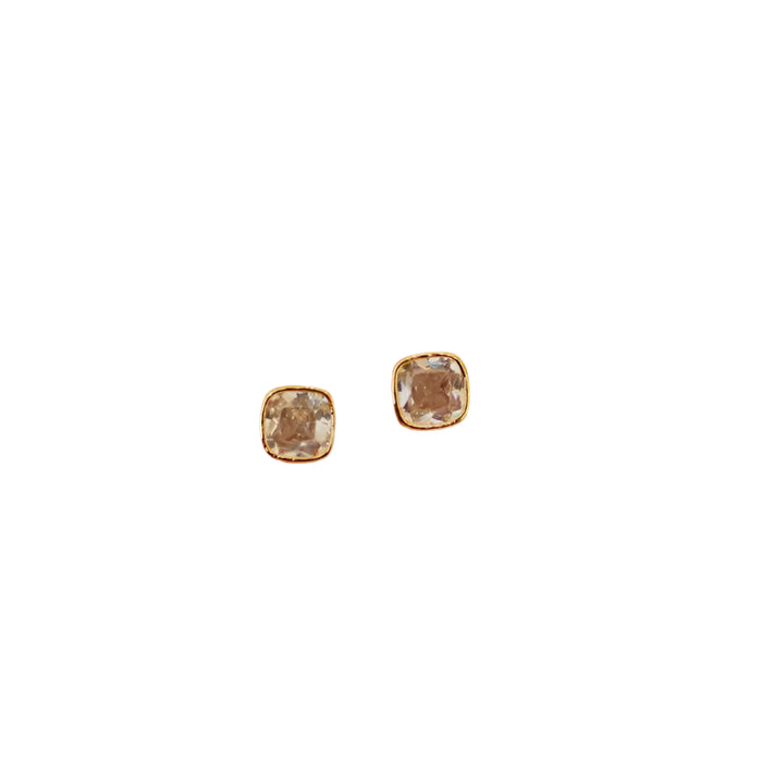 Square Bezel Studs
