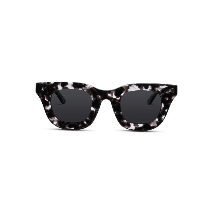 Baddie in snow leopard/ grey polorized