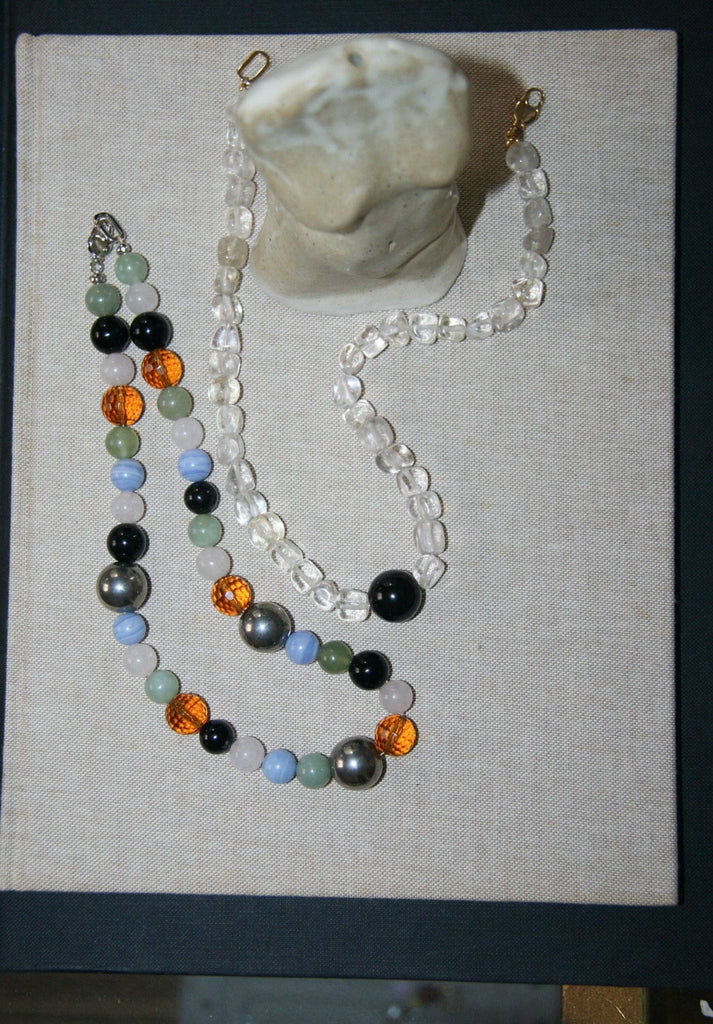 QUINN multi gemstone necklace