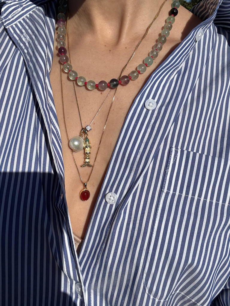 RHAE gemstone necklace