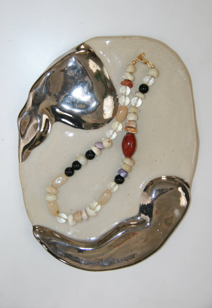 Anya gemstone necklace