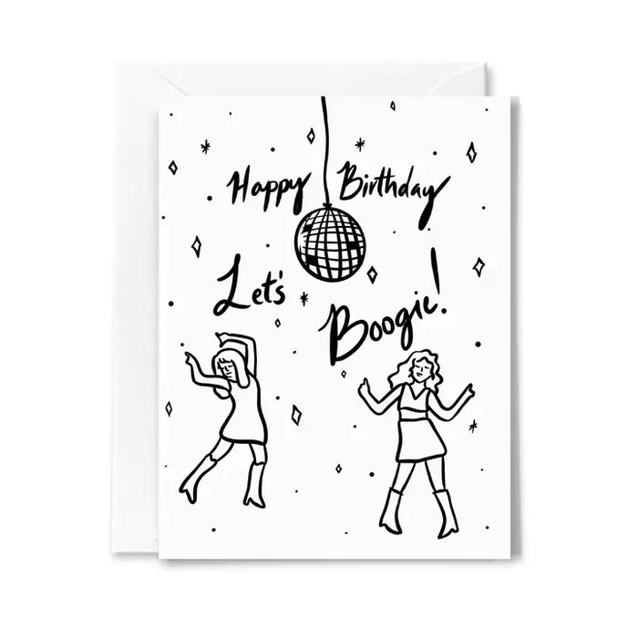 Let's Boogie Birthday Card