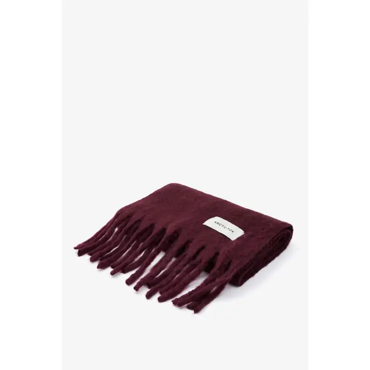 The Stockholm Scarf in Cherry Lacquer