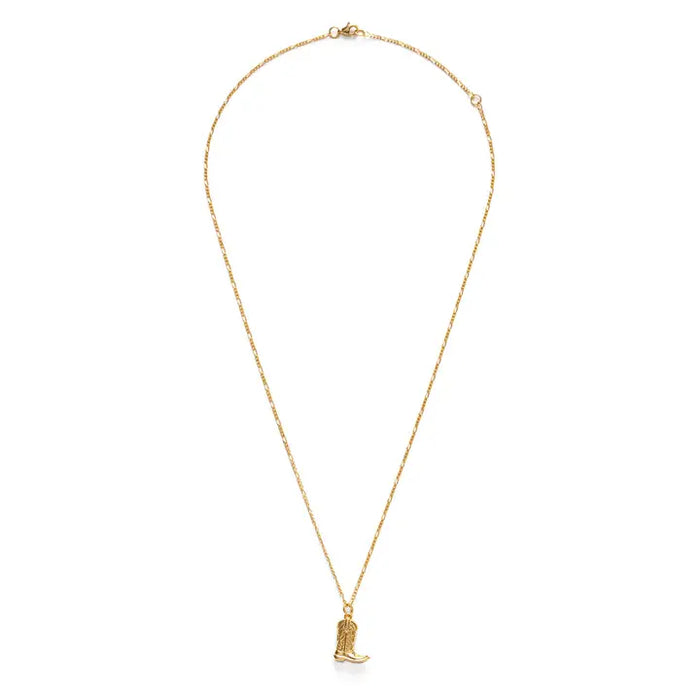 Cowboy Boot Charm Necklace