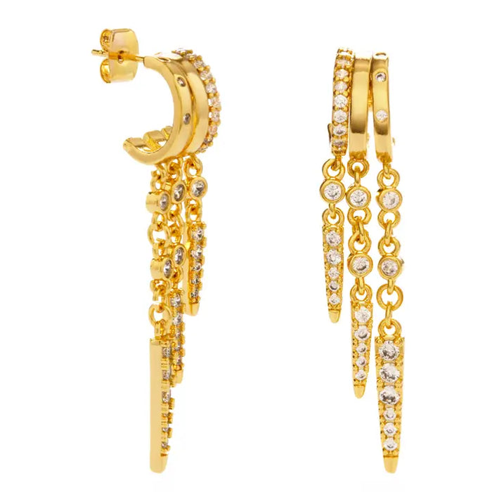 Three Spears Earring Stack