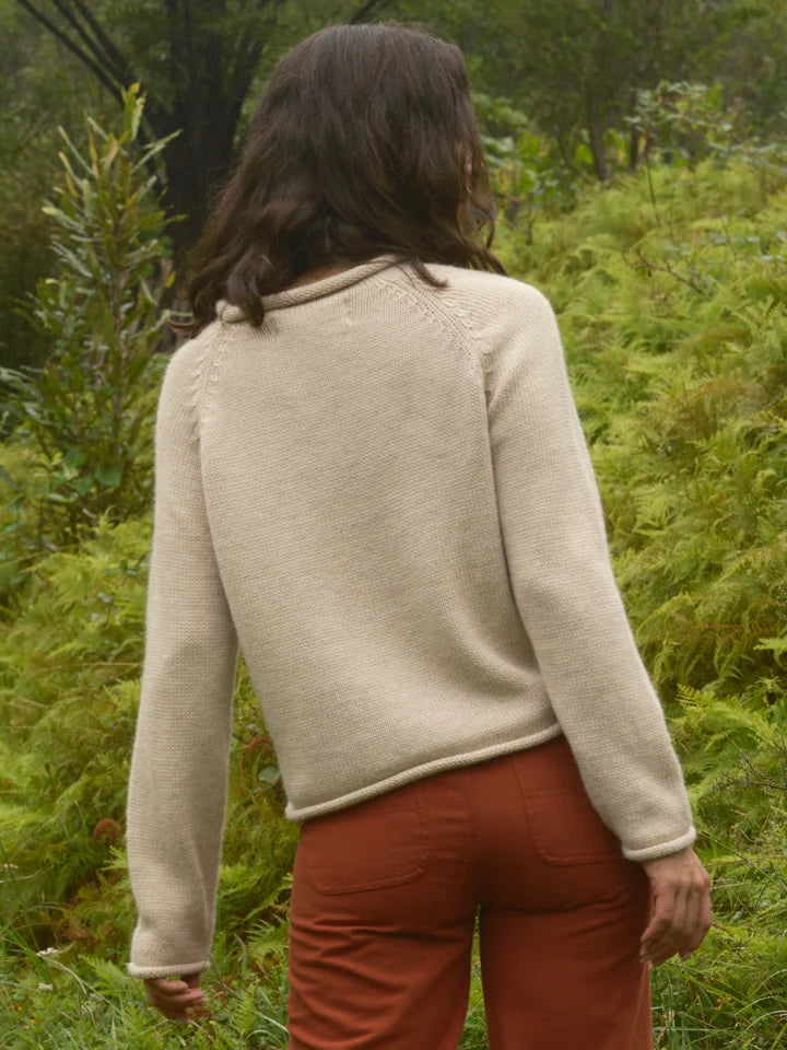 Fisherwoman Sweater in Ecru