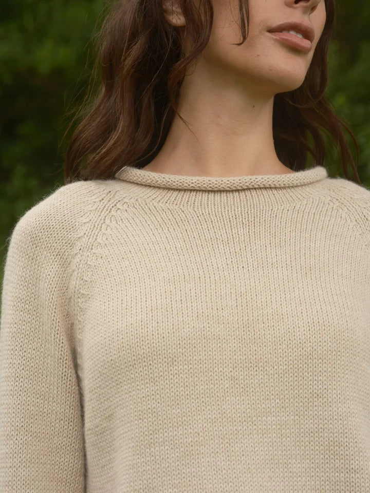Fisherwoman Sweater in Ecru