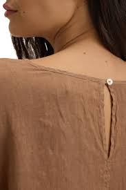 Linen CASS top in bark