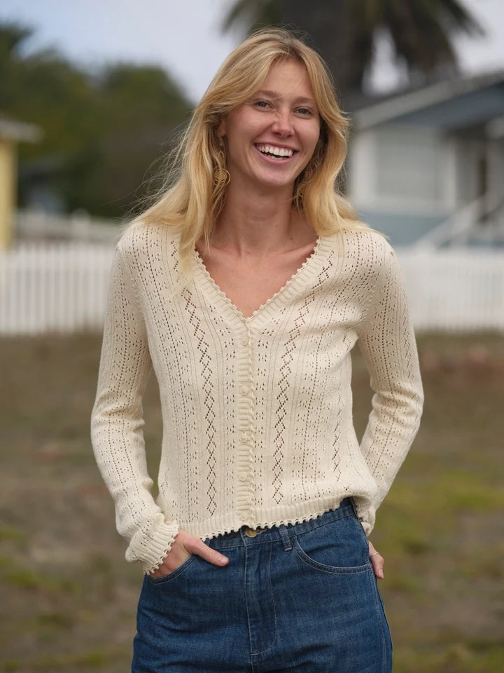 Juliette Cardigan in Ecru