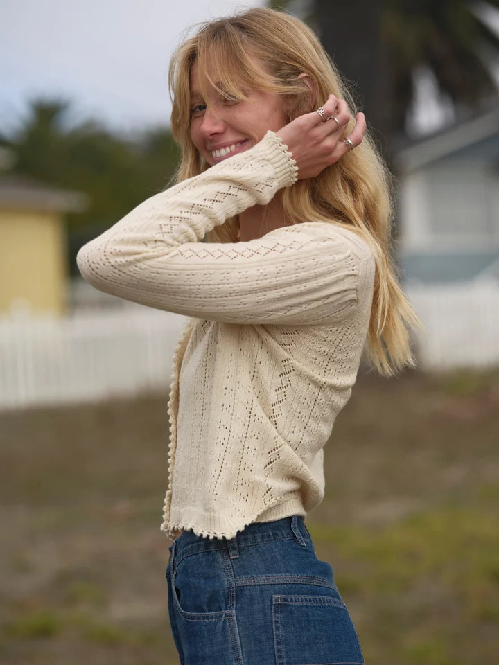 Juliette Cardigan in Ecru