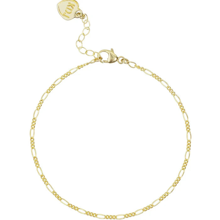 Figaro chain bracelet