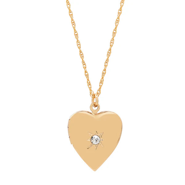 Heart CZ Start Locket