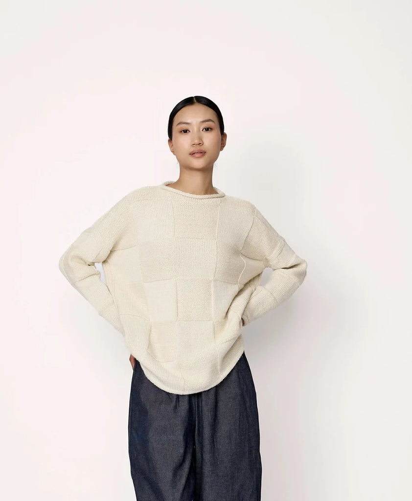 Heritage basket weave sweater