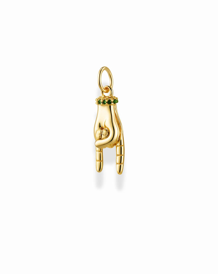 Mano Cornuto Charm