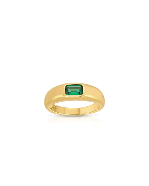 Nola Ring in Emerald