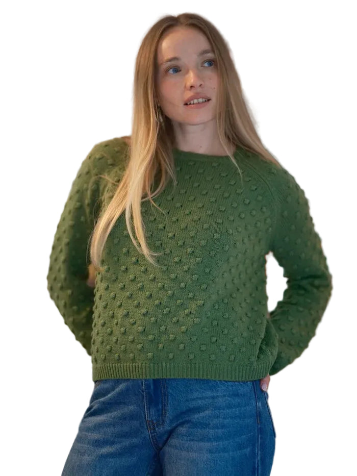 Pearl Sweater in True Green