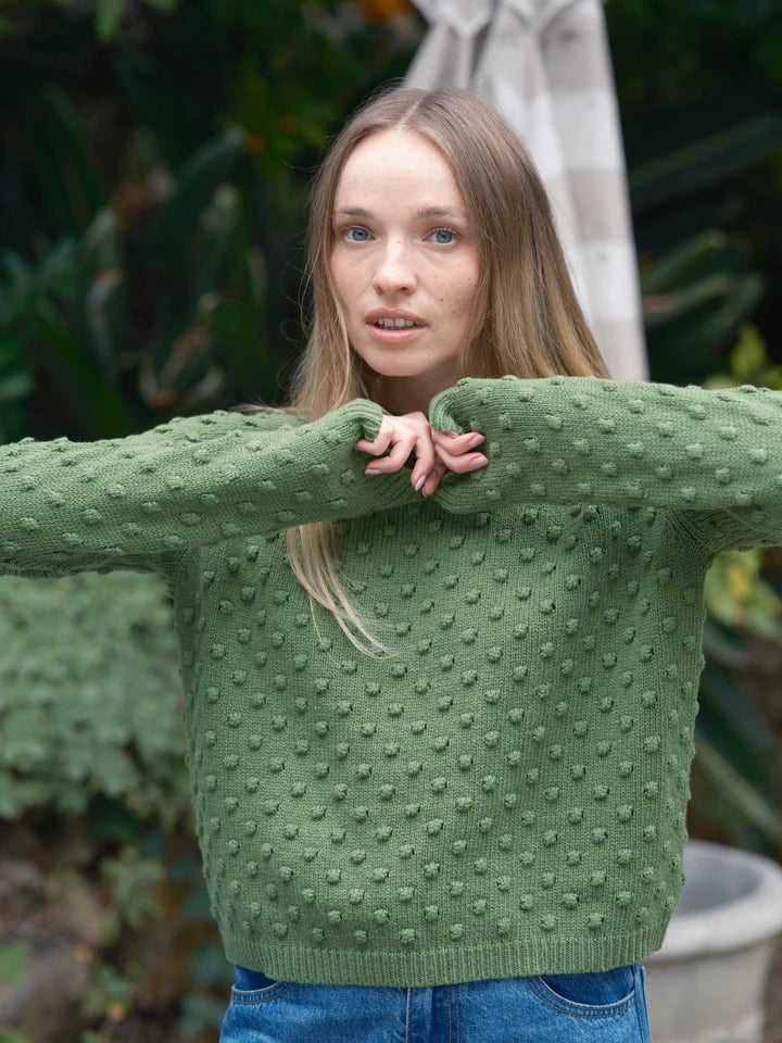 Pearl Sweater in True Green