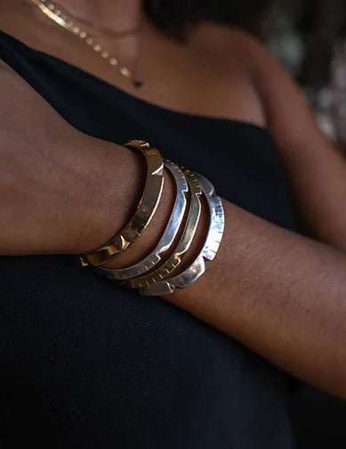 Silver Helena Cuff- large