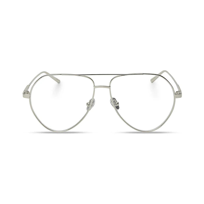 Sam in Silver Metal Optical