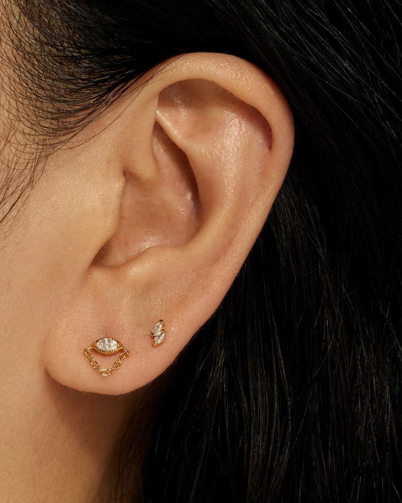 Simone Chain Studs