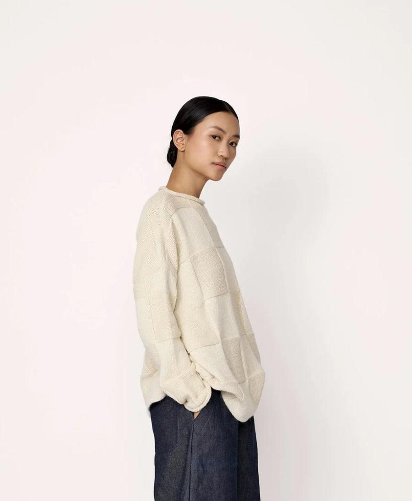 Heritage basket weave sweater