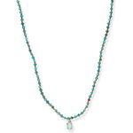 Knotted Turquoise Necklace