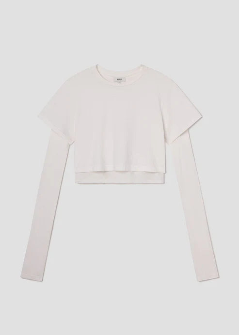 Romily Tee in White Ash