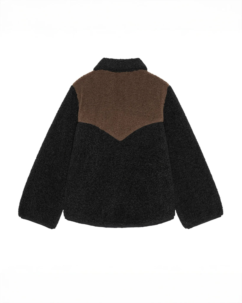 Reversible Western Yoke Pasture Jacket in Black|Brown